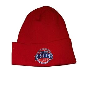 Adidas Beanie Hat Orange Knit Cuffed Trefoil Logo Mens One Size Winter Cap